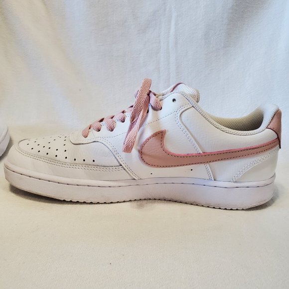 Nike Court Vision Low 'Next Nature Sail White Pink Oxford' Women's 11/Men's 9.5 - Picture 8 of 10